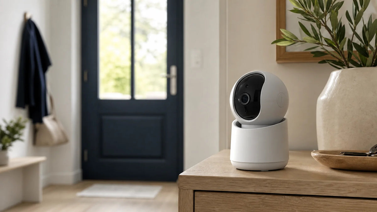 Caméra de surveillance dans l’entrée d’un logement