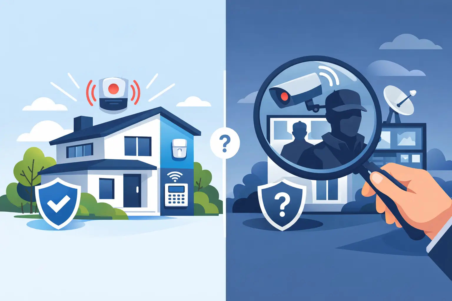 Alarme maison sans télésurveillance ou pas ?