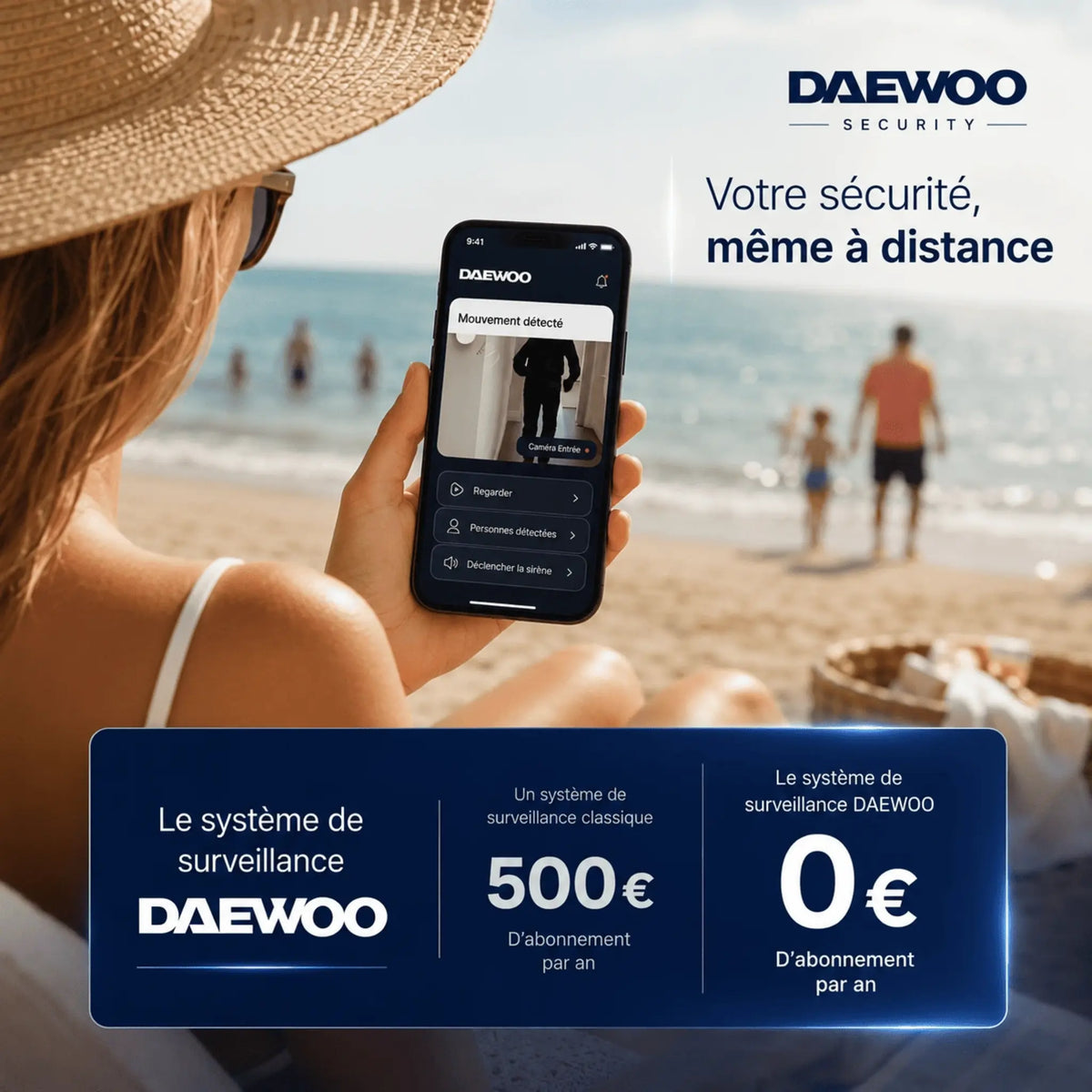 Pilotage à distance de l'alarme Touch AM301 depuis un smartphone