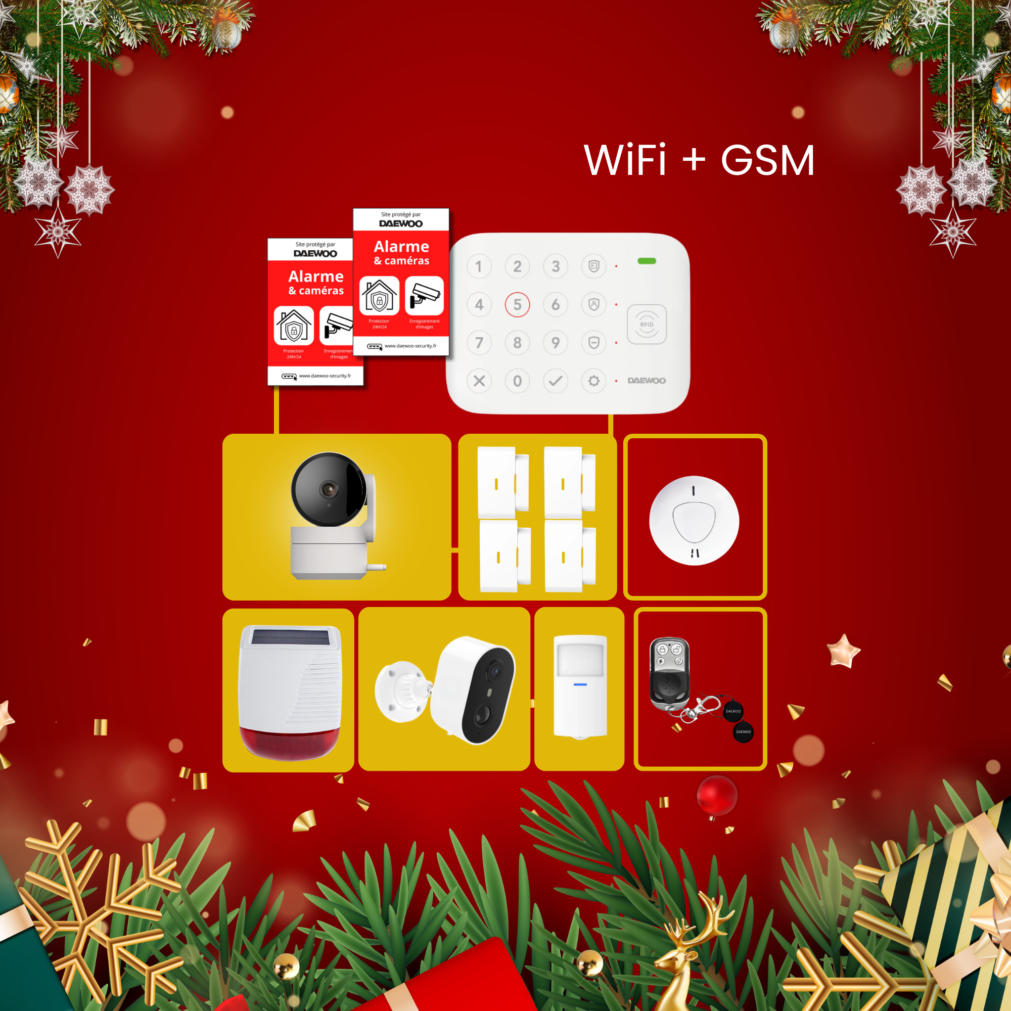 OFFRE DE NOËL | Pack Vigilia – Compatible animaux – Sans abonnement - WiFi ou WiFI GSM 4G