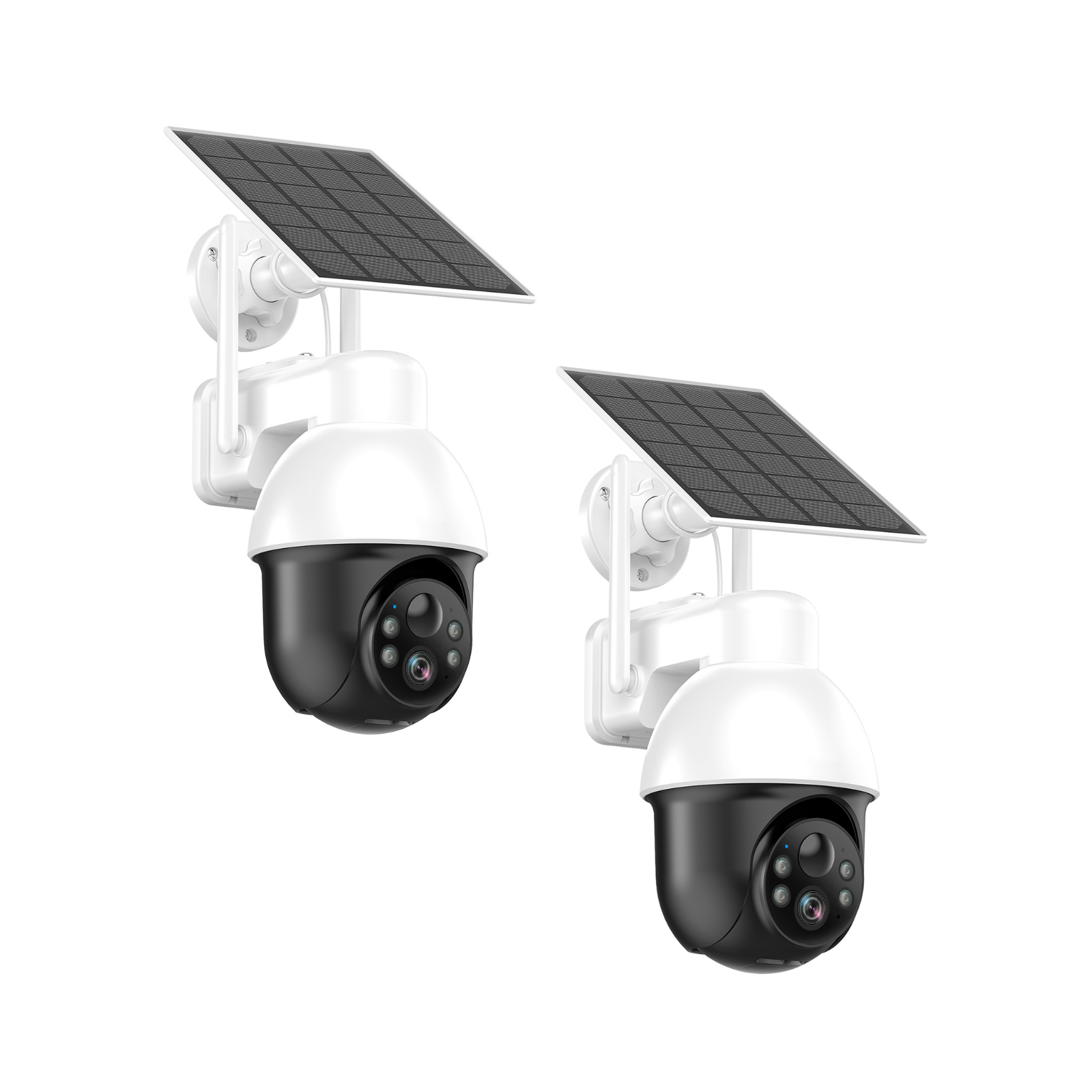 Pack de 2 Caméras W512MW extérieures rotatives 3MP | Avec panneau solaire