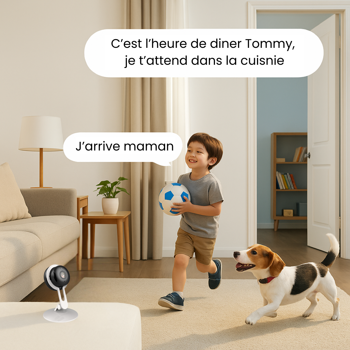 Caméra intérieure Fixe IF501 ultra discrète - Wifi | 1080P