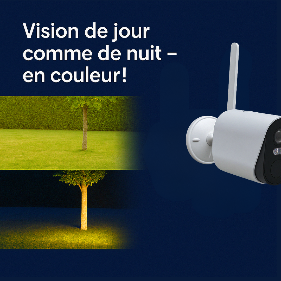 Caméra W502 et son panneau solaire SPW502 - Wifi | 1080P