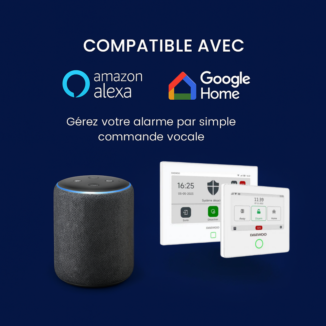 Sirène extérieure avec batterie de secours WOS305 | Compatible Touch/Vigilia (AM30x)