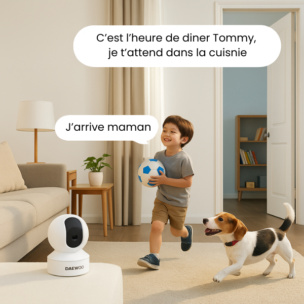 Caméra IP501 intérieure rotative - Wifi | Full HD