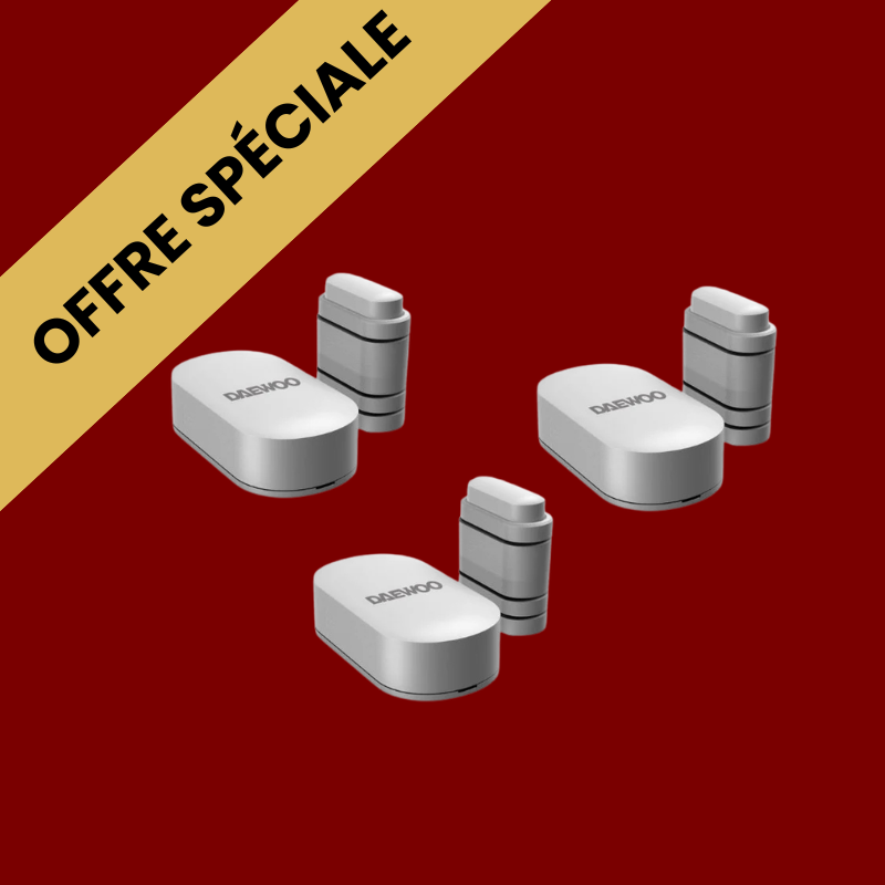 Configurateur | Pack de 3 contacteur de porte ZIGBEE WDS502Z