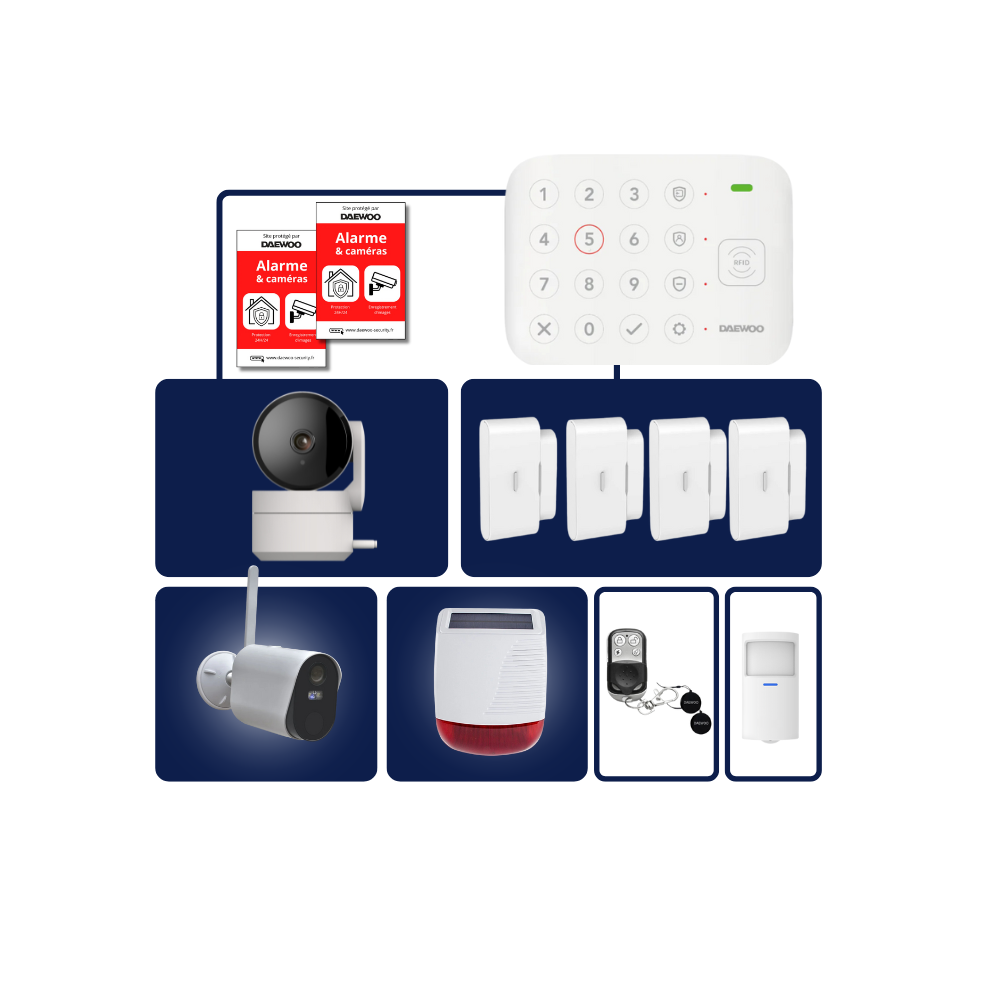 Pack Vigilia – Compatible animaux – Sans abonnement - WiFi ou WiFI GSM 4G