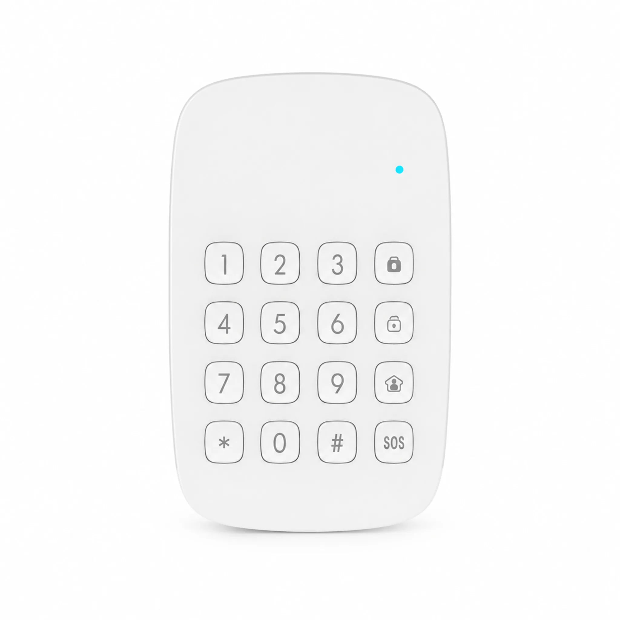 Clavier numérique sans fil Daewoo WKE501 sur fond blanc