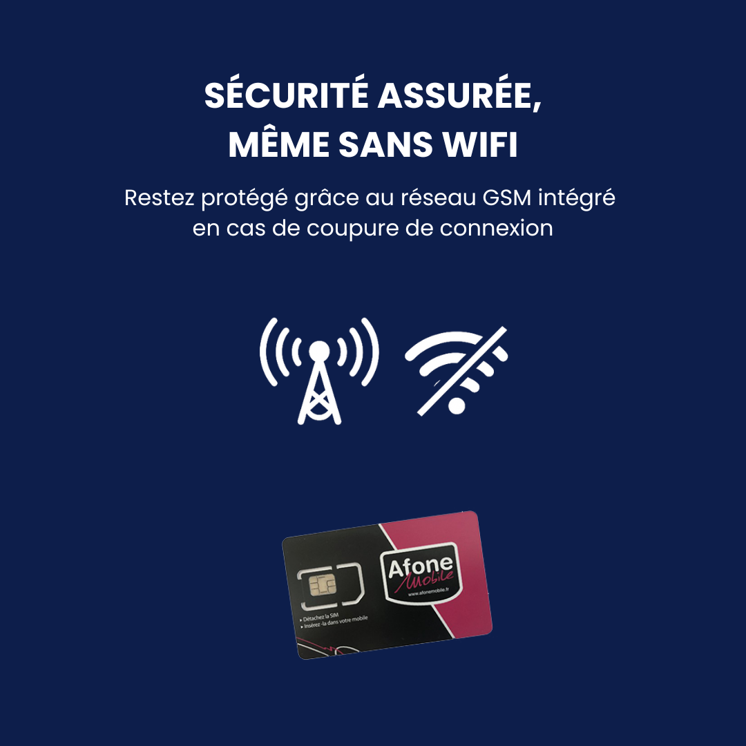 Pack Full Protect | Centrale Tactile Wi-Fi/GSM 4G | Sans abonnement