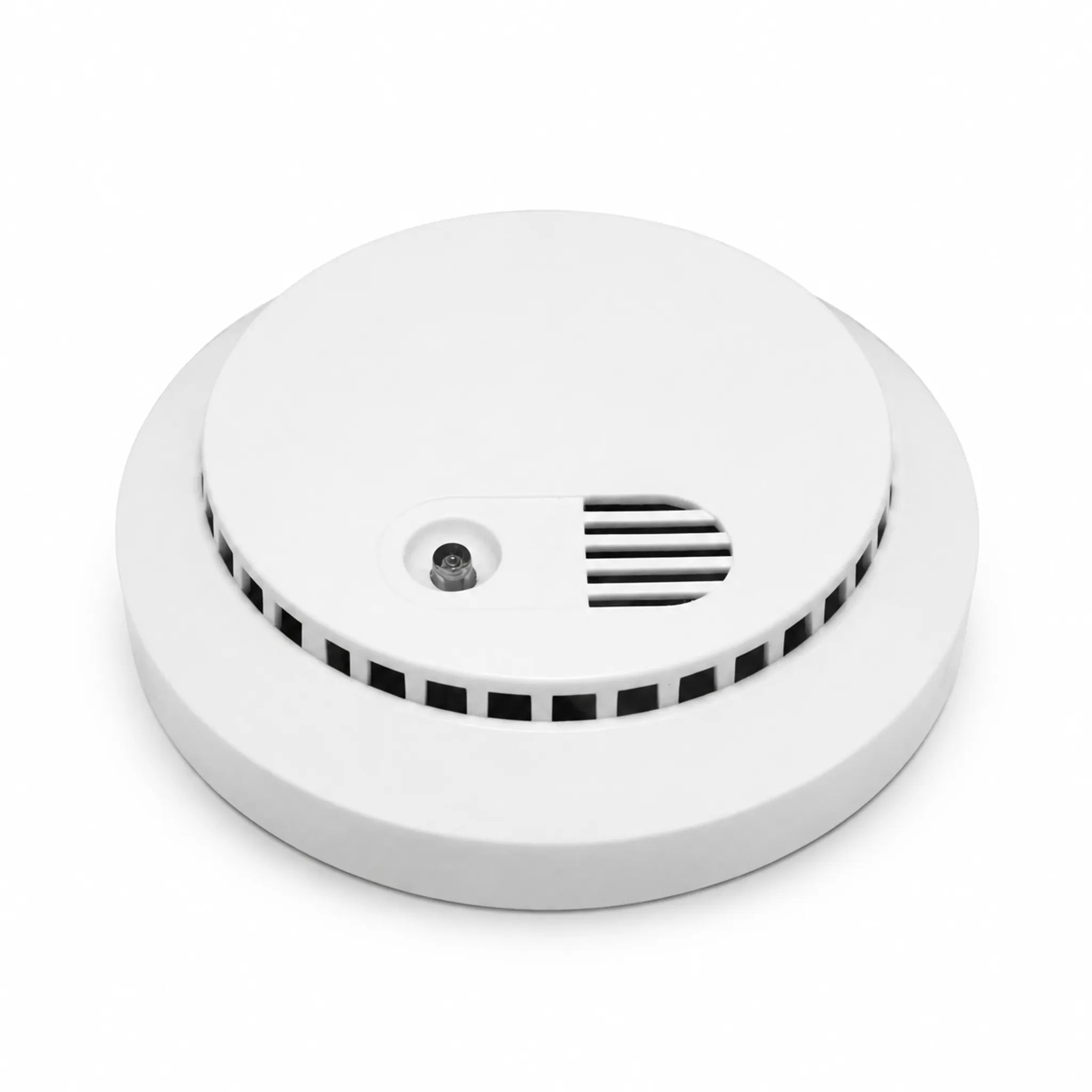 Détecteur de fumée connecté Daewoo WSD501 sur fond blanc