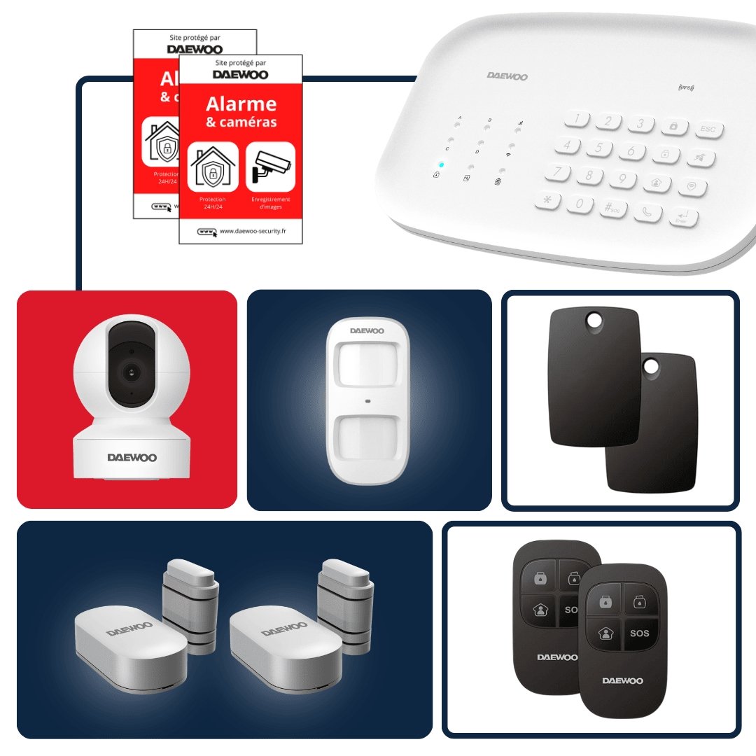 NOUVEAU - Configurez votre propre système d'alarme SA501 Sur mesure - Daewoo Security