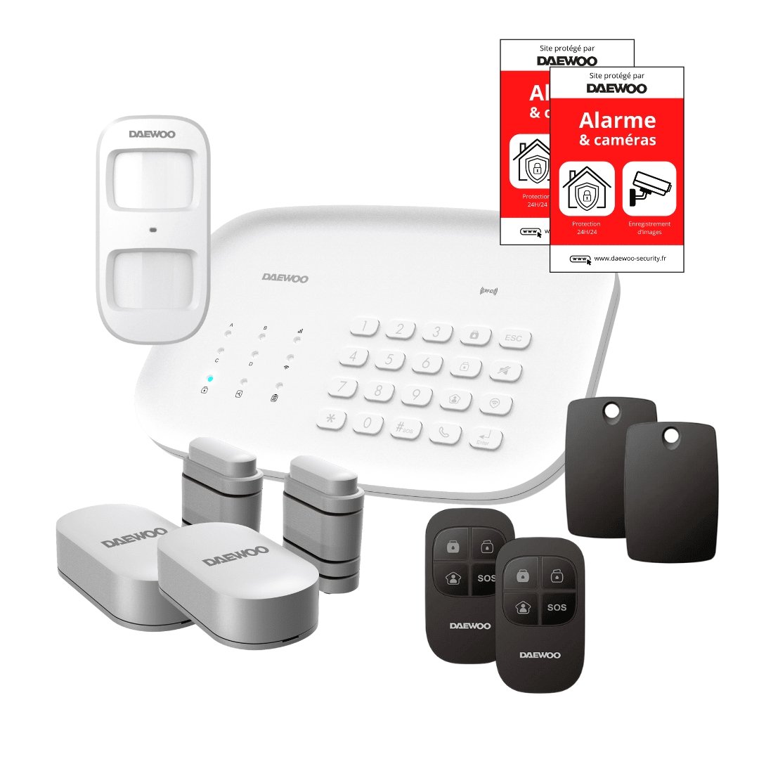 NOUVEAU - Configurez votre propre système d'alarme SA501 Sur mesure - Daewoo Security