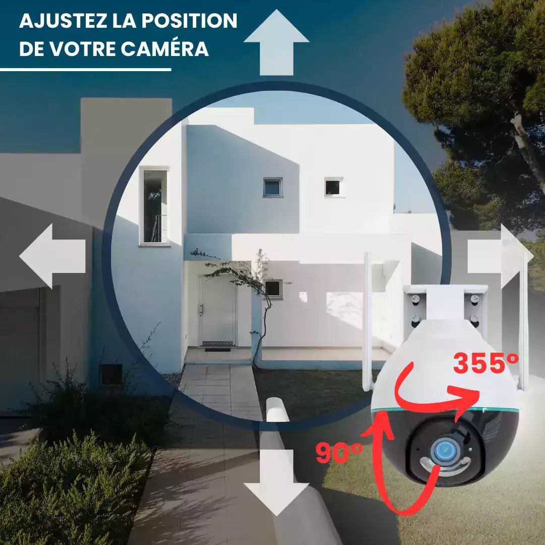 Caméra EP506 extérieure rotative filaire - 4MP - Daewoo Security