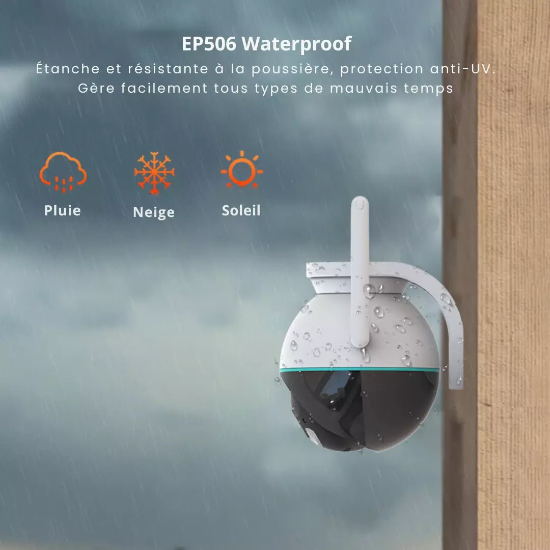 Caméra EP506 extérieure rotative filaire - 4MP - Daewoo Security