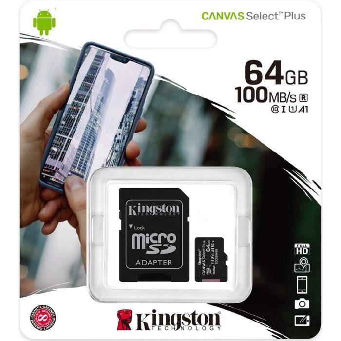 Carte Micro SD Kingston 64 GB