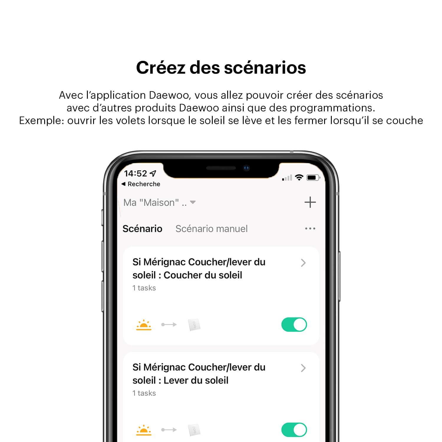Interrupteur pour volet roulant IVR501W - Daewoo Security
