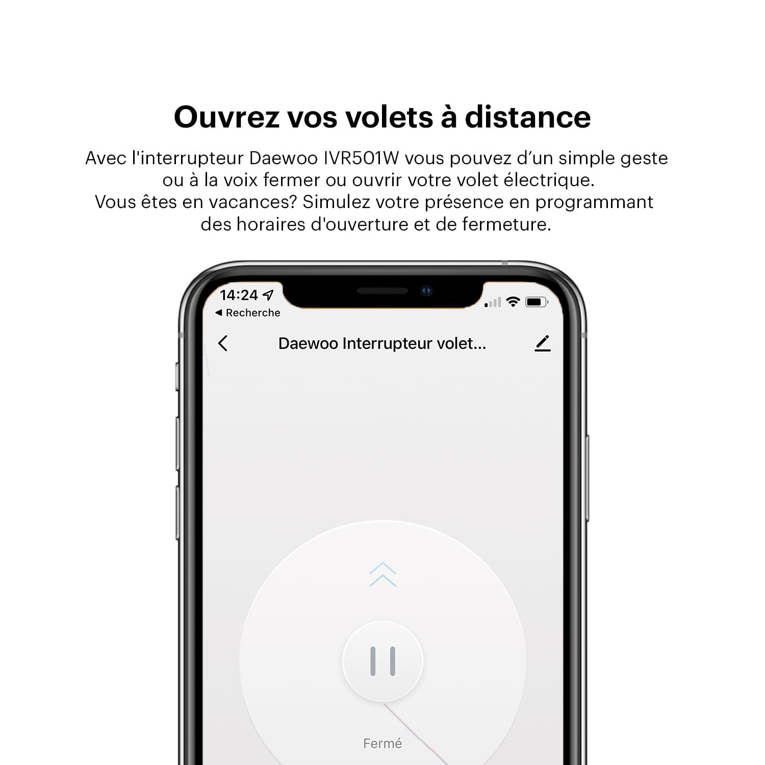 Interrupteur pour volet roulant IVR501W - Daewoo Security
