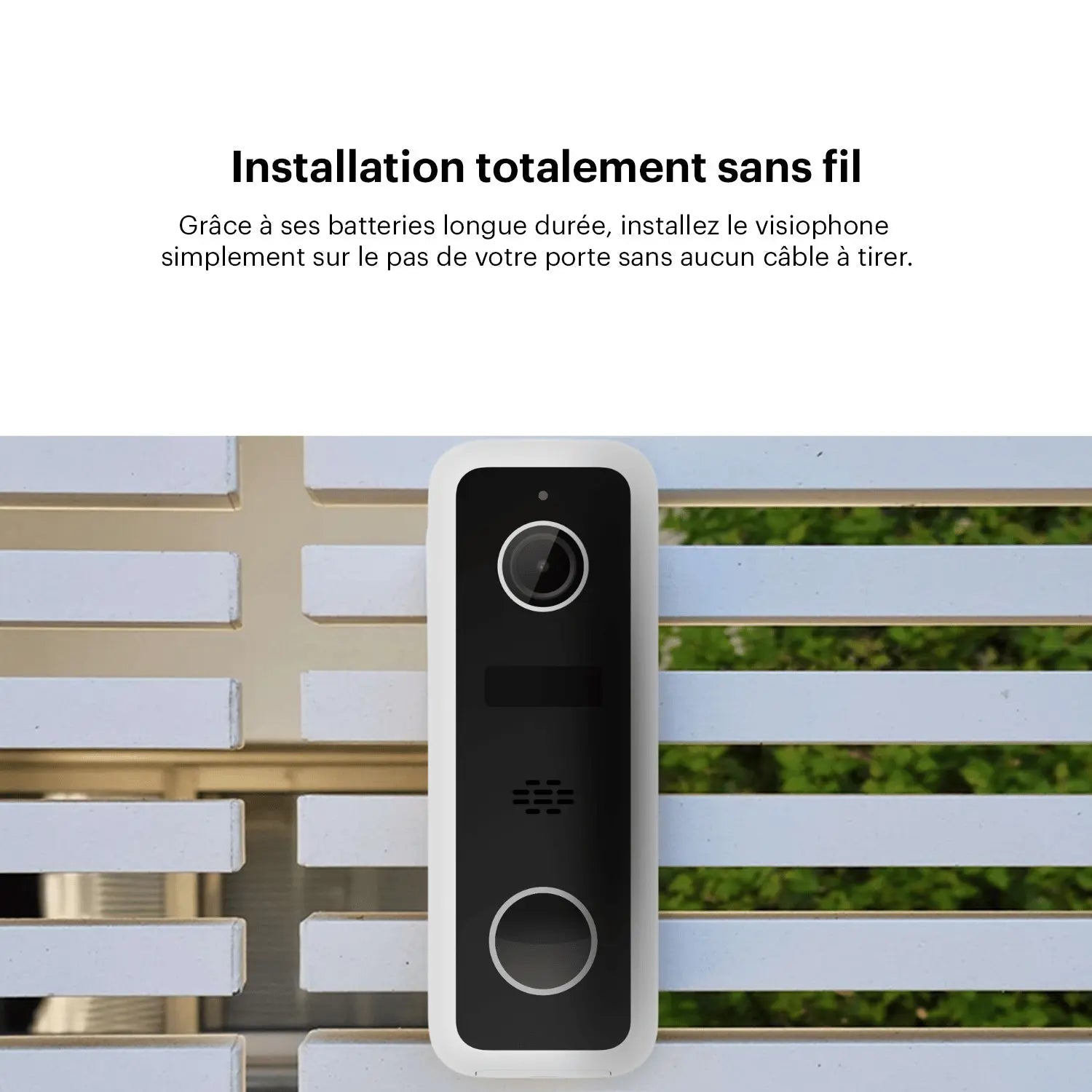 Visiophone avec sonnette intérieure DB502W - Daewoo Security