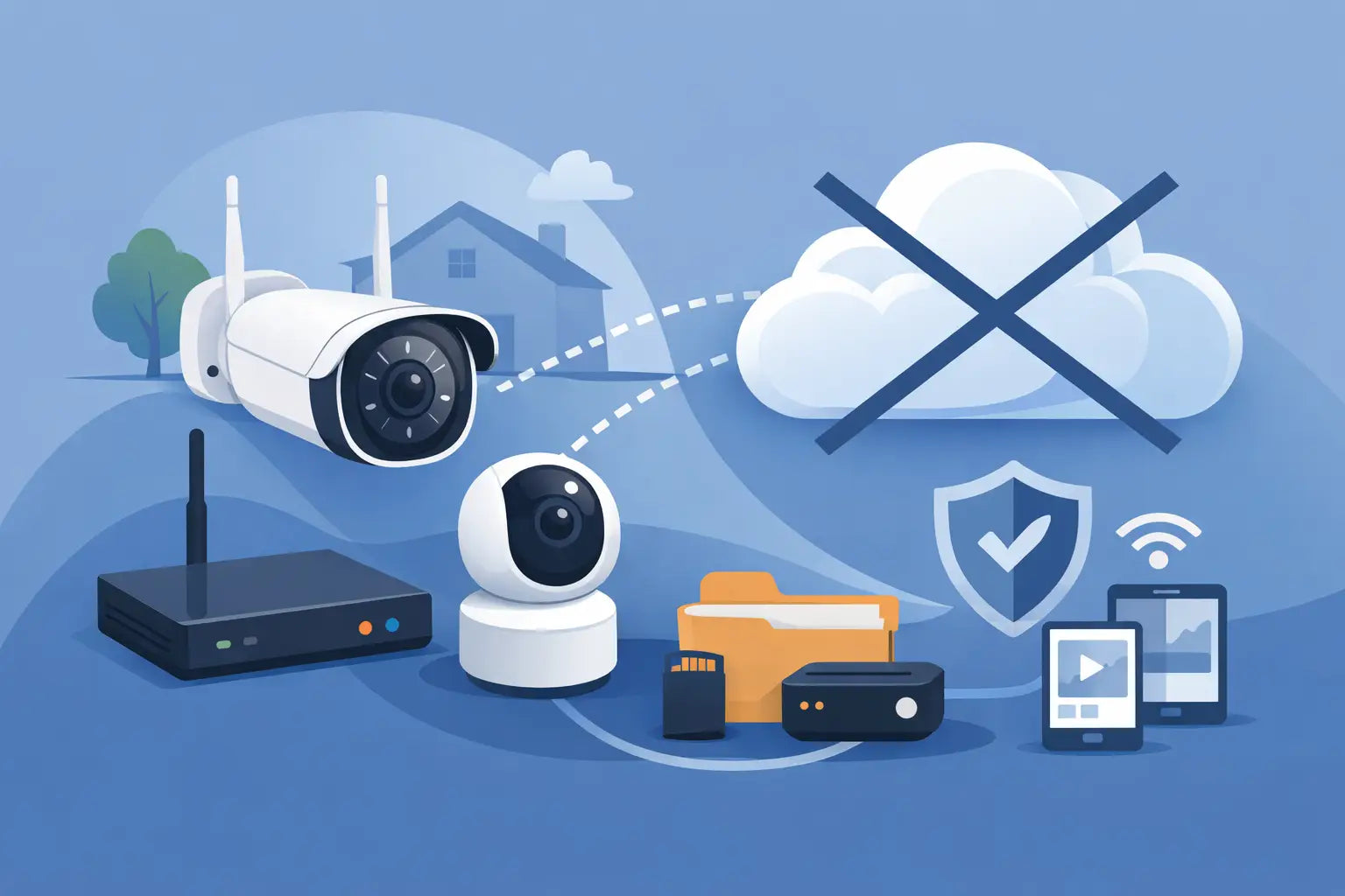 Caméra surveillance sans abonnement cloud