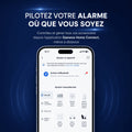 Application Daewoo Home Connect pilotant une alarme à distance