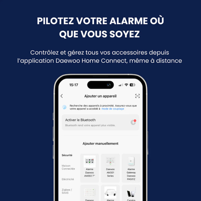 Pack Alarme AM343 | Centrale Touch | Kit Complet avec Caméras Full HD Intérieure/Extérieure autonome rotative