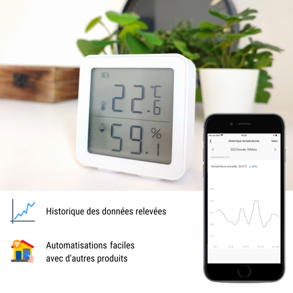 Détecteur de température de humidité TERMO - KONYKS