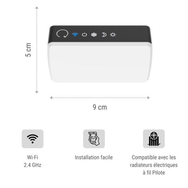 Contrôleur WIfi ECOSY pour radiateur électrique - Konyks