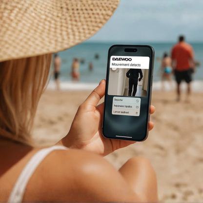 Alarme Maison Wifi Sans Fil Vigilia VIG504 - Kit Complet avec 3 Caméras Full HD intérieure / 2 x Extérieure autonomes et 12 Accessoires