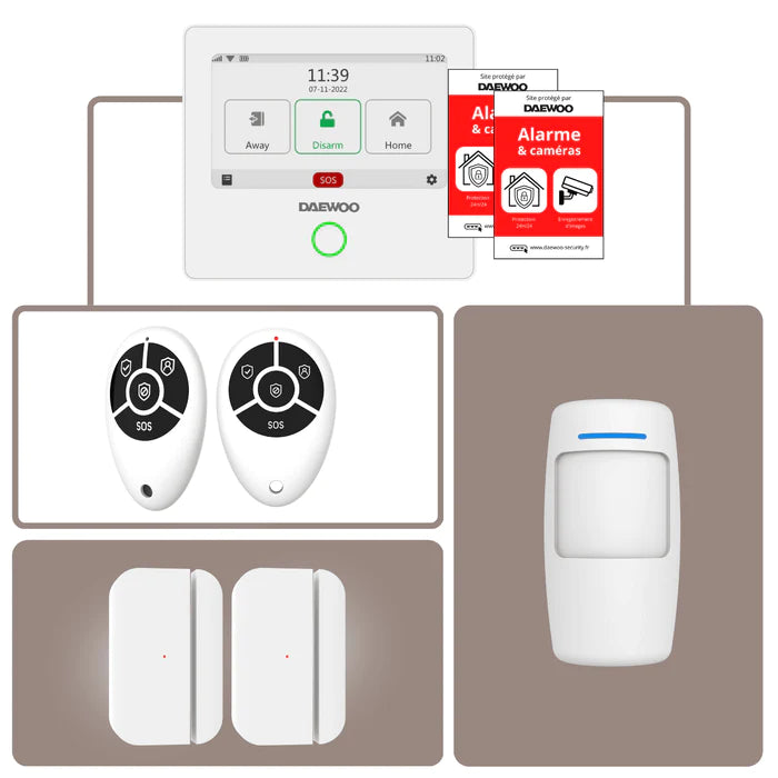 NOUVEAU - Configurez votre propre système d'alarme AM301/302 !! - Daewoo Security
