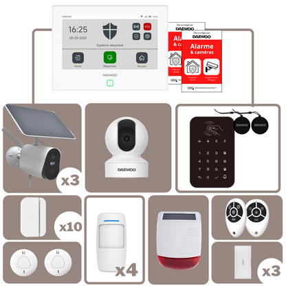 Guardian alarm pack | Daewoo Wifi / GSM 4G alarm