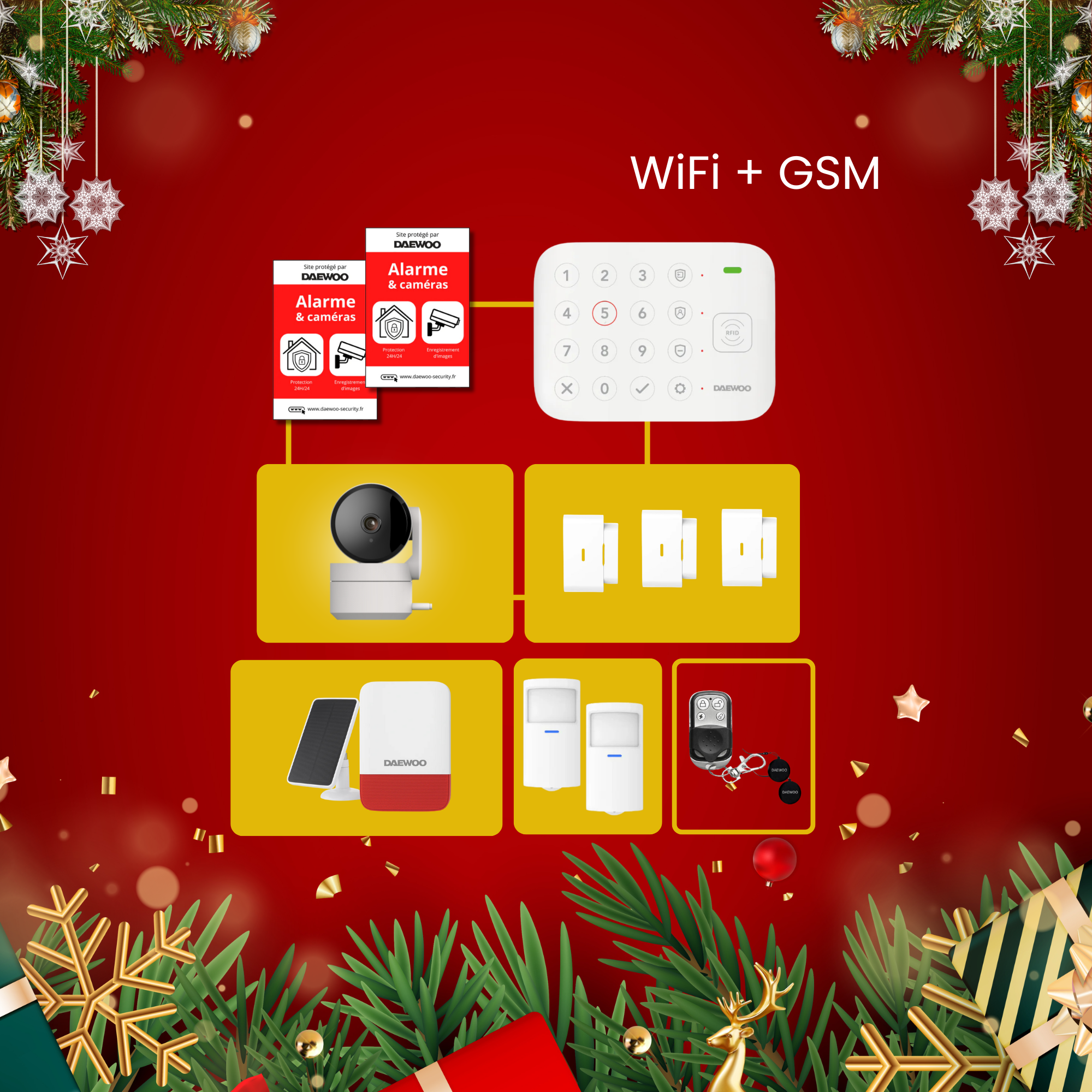 OFFRE DE NOËL | Pack Vigilia – Compatible animaux - WiFi ou WiFI GSM 4G