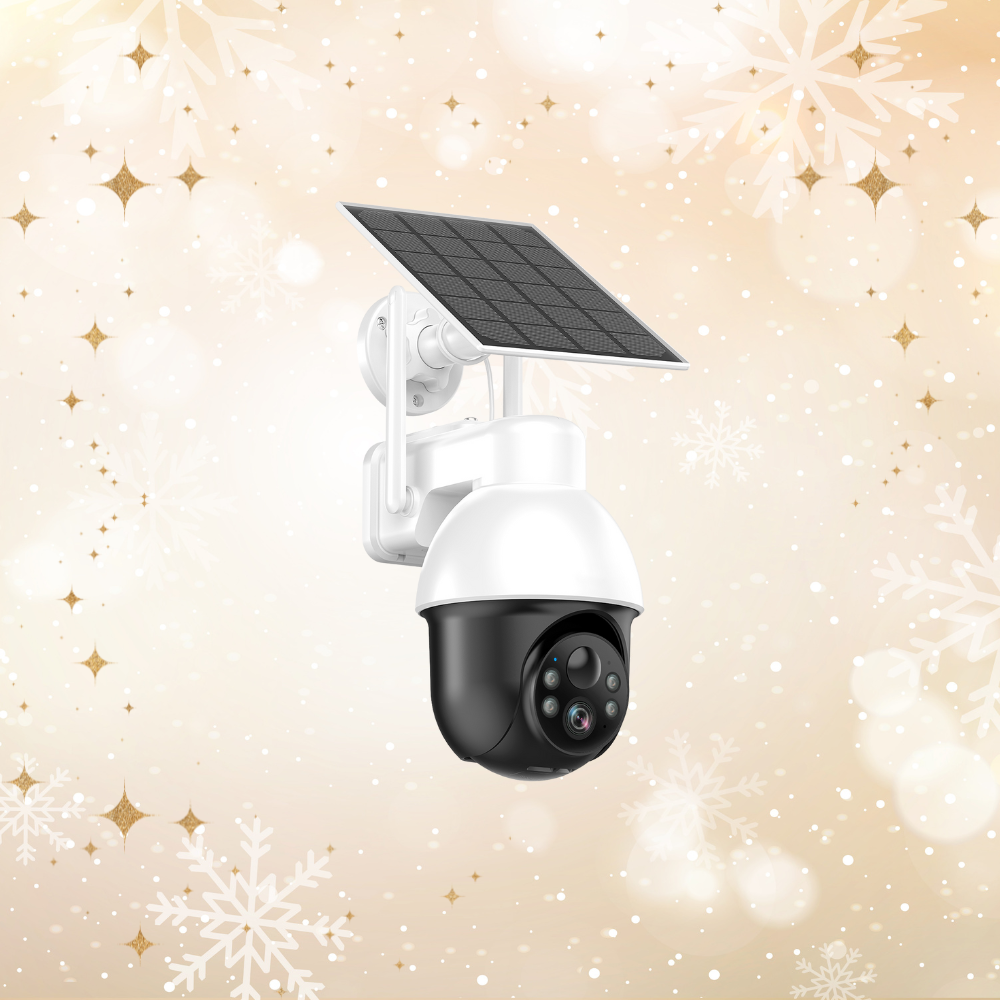 Caméra W512MW extérieure rotative 3MP | Avec panneau solaire