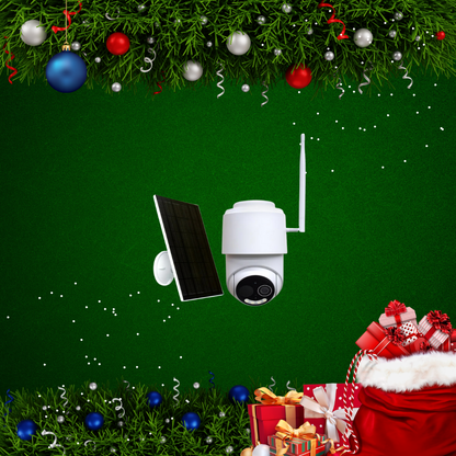 Caméra W509MW extérieure rotative solaire