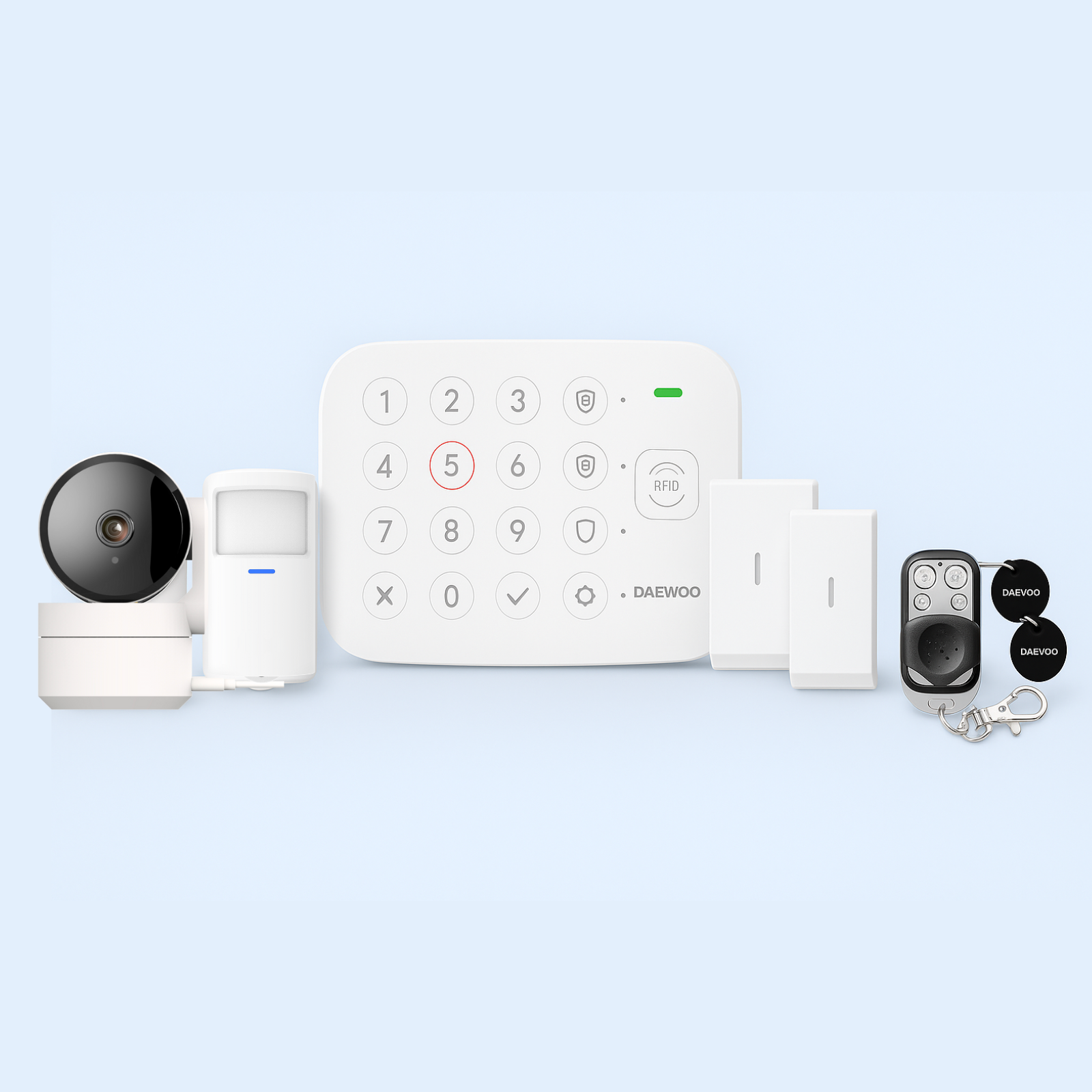 Daewoo Vigilia - Votre alarme connectée sans fil complète avec caméra de surveillance