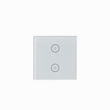 Interrupteur connecté Daewoo pour lumière, double zone, façade blanche