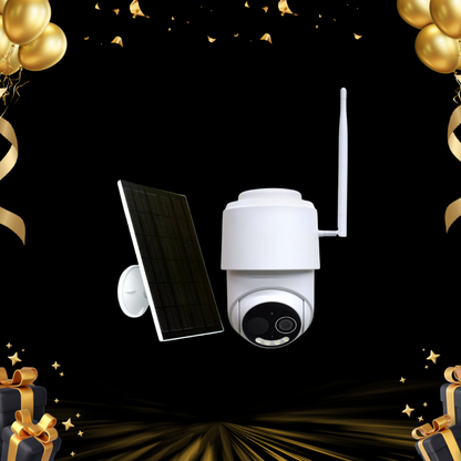 Caméra W509MW extérieure rotative solaire
