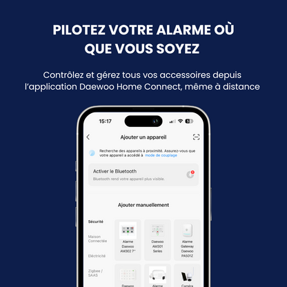 Daewoo Vigilia - Votre alarme connectée sans fil complète avec caméra de surveillance