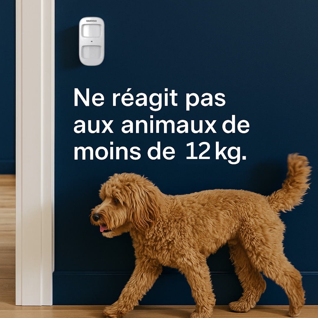 Détecteur de mouvement Animaux WPS501 | Compatible avec l'alarme SA501 & PA501Z