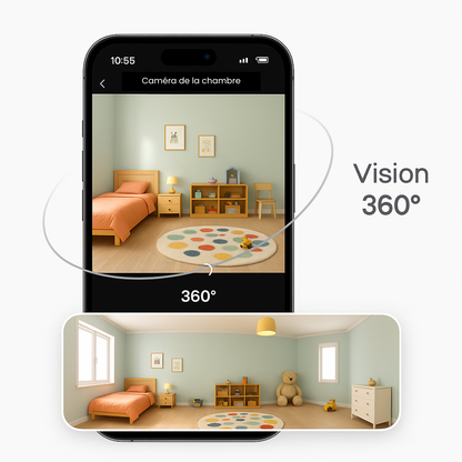 Caméra IP501 intérieure rotative - Wifi | Full HD