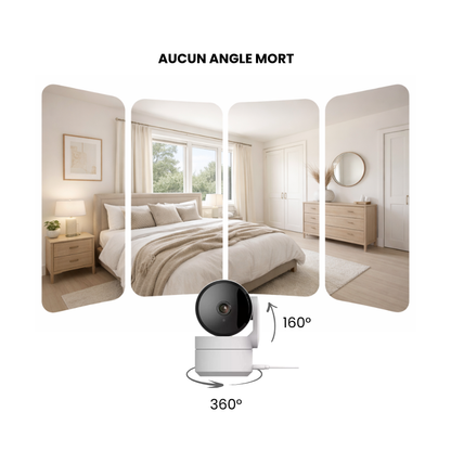 Caméra intérieure rotative Daewoo IP506P - Wifi | Full HD | Vie Privée