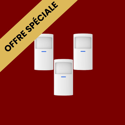 Configurateur | Pack de 3 détecteurs de mouvement animaux WPS305