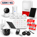 Pack Sécurité Intégrale Vigilia + Wi-Fi/4G : centrale d'alarme, 2 caméras, sirène solaire, détecteurs, télécommande et 2 badges RFID
