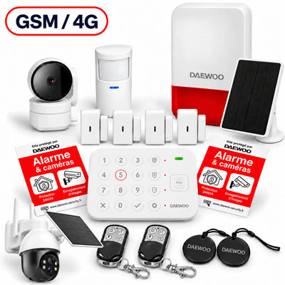 Pack Sécurité Intégrale – Offre Spéciale Vigilia+ WIfi / 4G avec 2 caméras et sirène solaire (Copie)