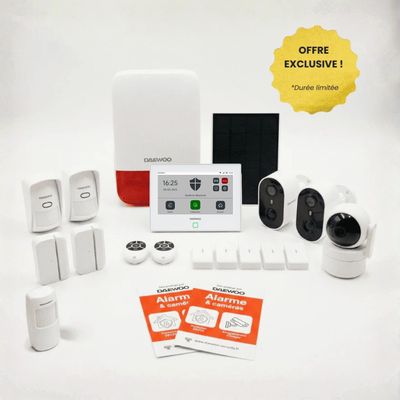 OFFRE EXCLUSIVE | Pack TOUCH XL | Double Caméra Extérieure + Caméra Intérieure