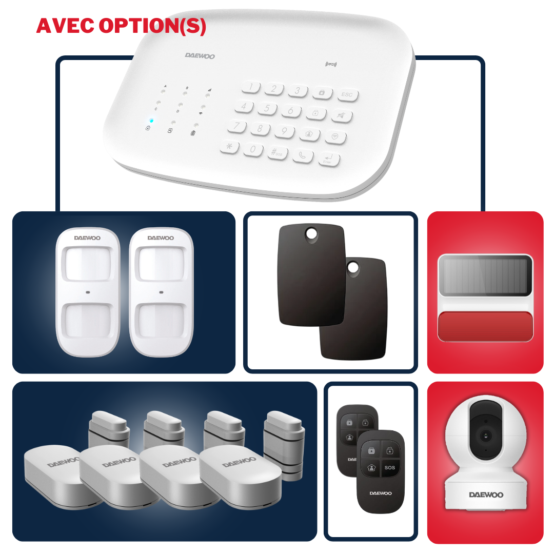 Pack Home | SA502 Compatible animaux - Daewoo Security