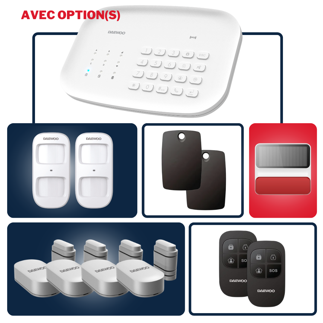 Pack Home | SA502 Compatible animaux - Daewoo Security