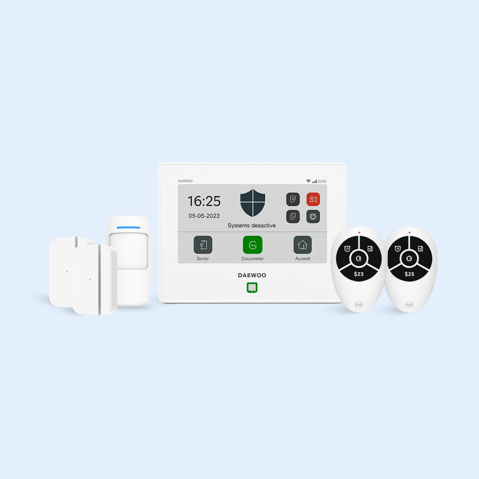AM301/AM302 | Starter Pack - Daewoo Wifi / GSM 4G alarm