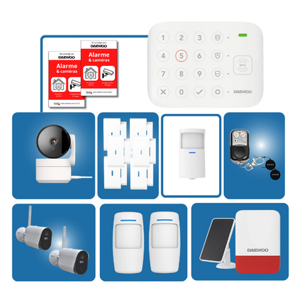 Daewoo • Wireless Home Alarm Sentinel Pack • GSM/4G System • Pet Friendly • Easy Installation • No Subscription • 24/7 Smart Protection