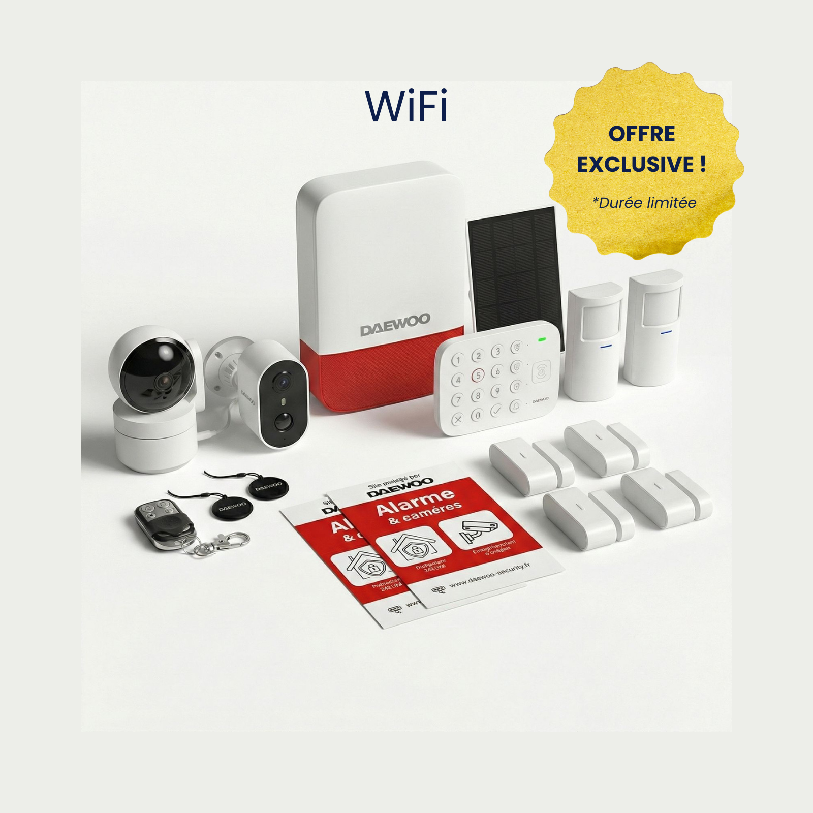 OFFRE EXCLUSIVE | Pack Vigilia – Compatible animaux - WiFi ou WiFI GSM 4G