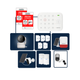 Pack Alarme VIG503 | Centrale Vigilia | Kit Complet avec 2 Caméras Full HD intérieure / extérieure solaire et 11 Accessoires